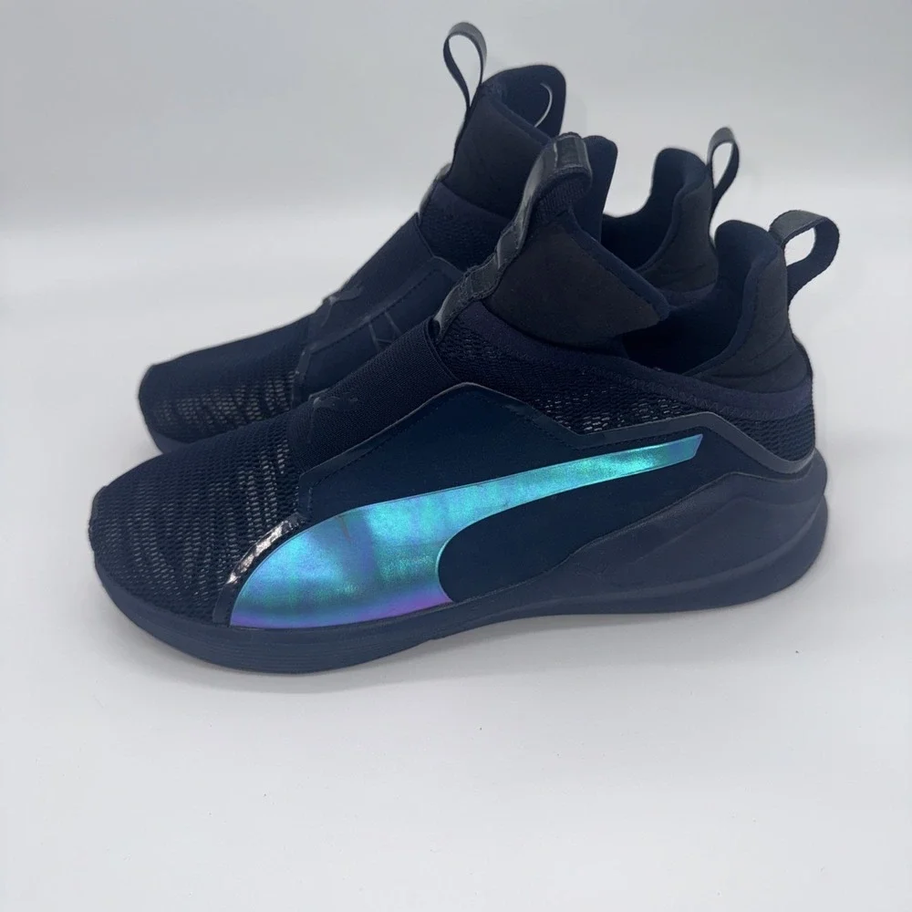 Puma Womens Blue Indigo and‎ Allure Fierce Core Running Shoes Size 7C